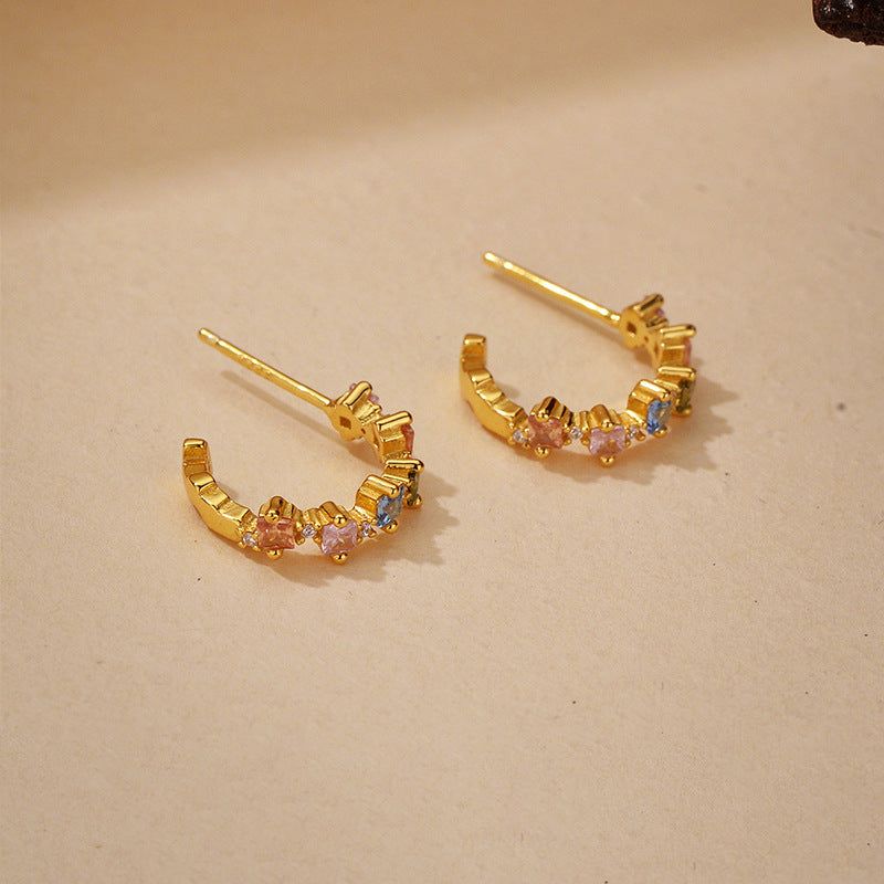 JUSSAN Minimal Luxe Silver Earrings
