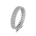 JUSSAN Pave Luxe Sterling Silver Ring