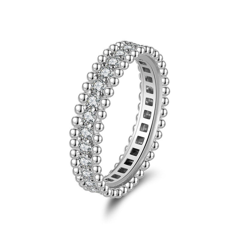 JUSSAN Pave Luxe Sterling Silver Ring