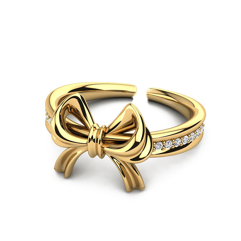 JUSSAN Butterfly Pave Luxe Sterling Silver Ring