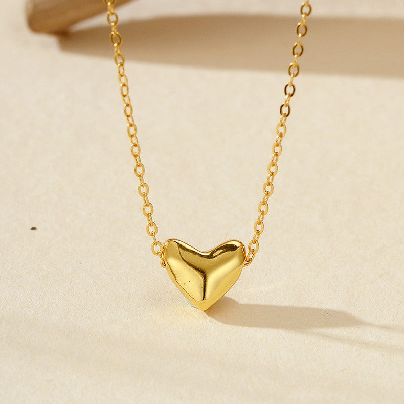 JUSSAN Heart Luxe Sterling Silver Necklace