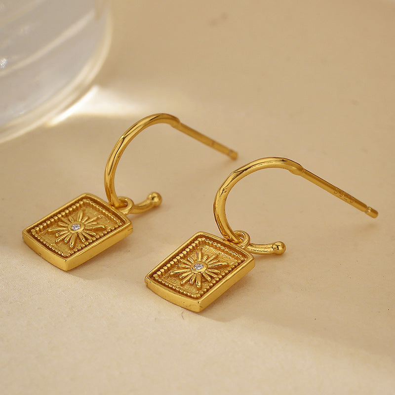 JUSSAN Star Luxe Silver Earrings