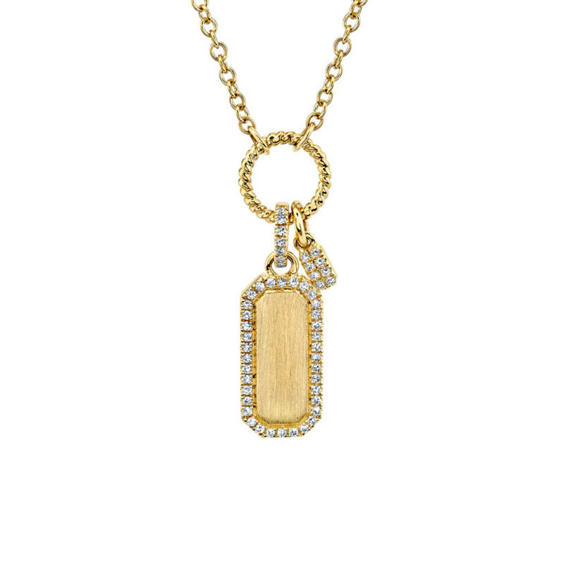 JUSSAN Pave Luxe Sterling Silver Necklace
