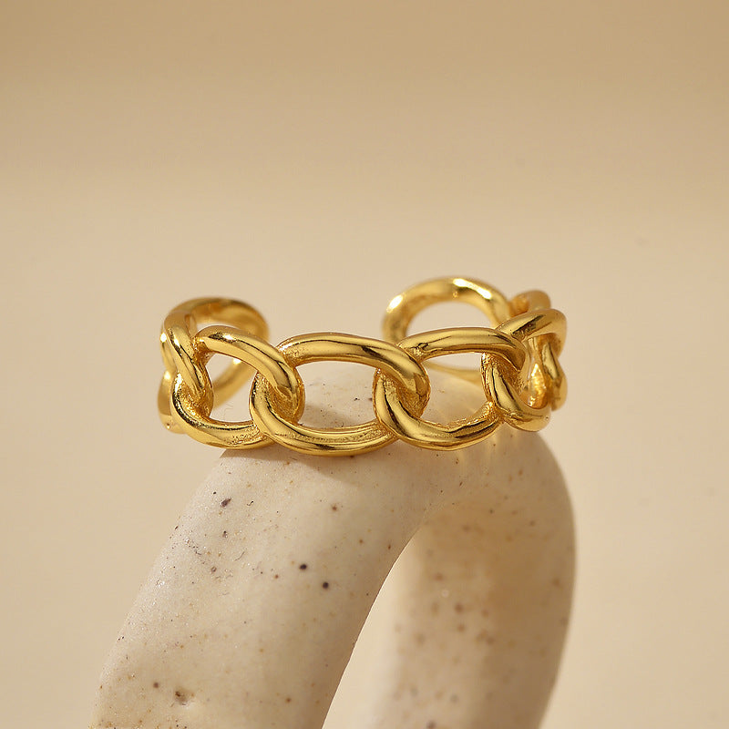 JUSSAN Minimal Luxe Silver Ring