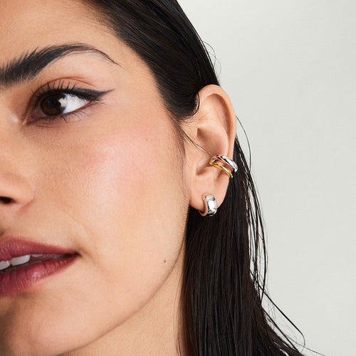 JUSSAN Ear Cuff Minimal Luxe Sterling Silver Earrings
