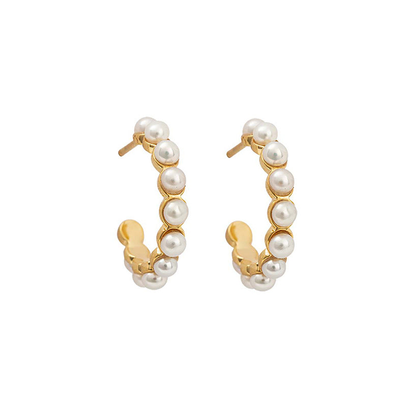 JUSSAN Minimal Sterling Silver Earrings