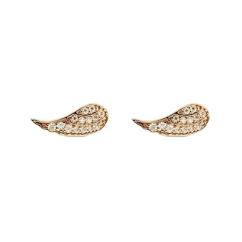 JUSSAN Pave Sterling Silver Earrings