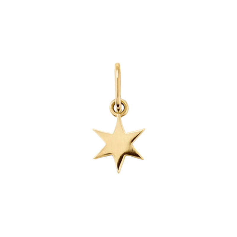 JUSSAN Star Hoop Pendant Sterling Silver Necklace