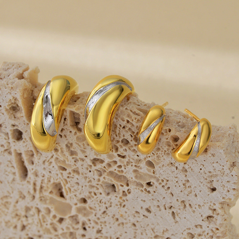 JUSSAN Modern Sterling Silver Earrings