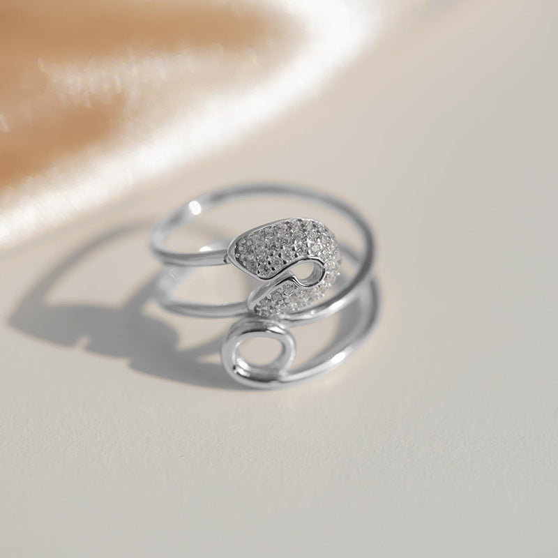 JUSSAN Pave Luxe Sterling Silver Ring