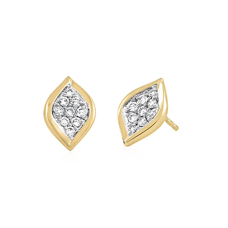JUSSAN Pave Luxe Sterling Silver Earrings