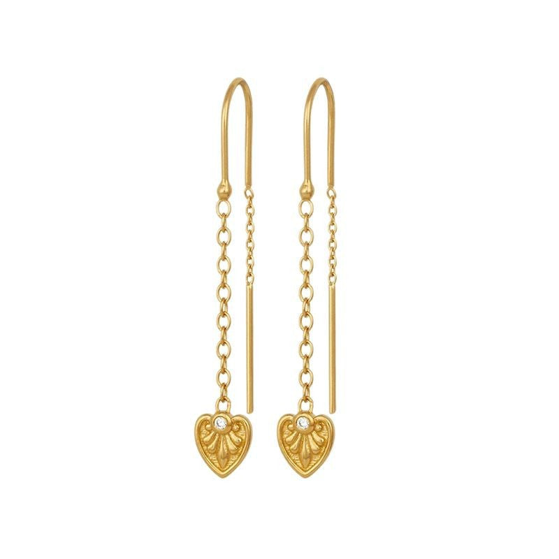 JUSSAN Heart Luxe Sterling Silver Earrings