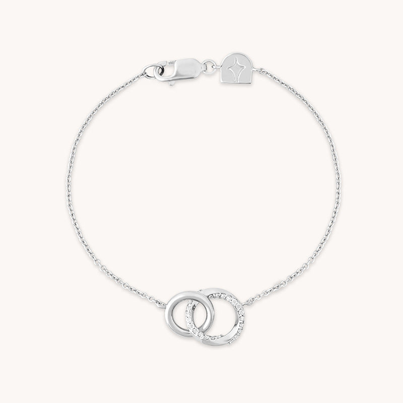 JUSSAN Pave Luxe Sterling Silver Bracelet