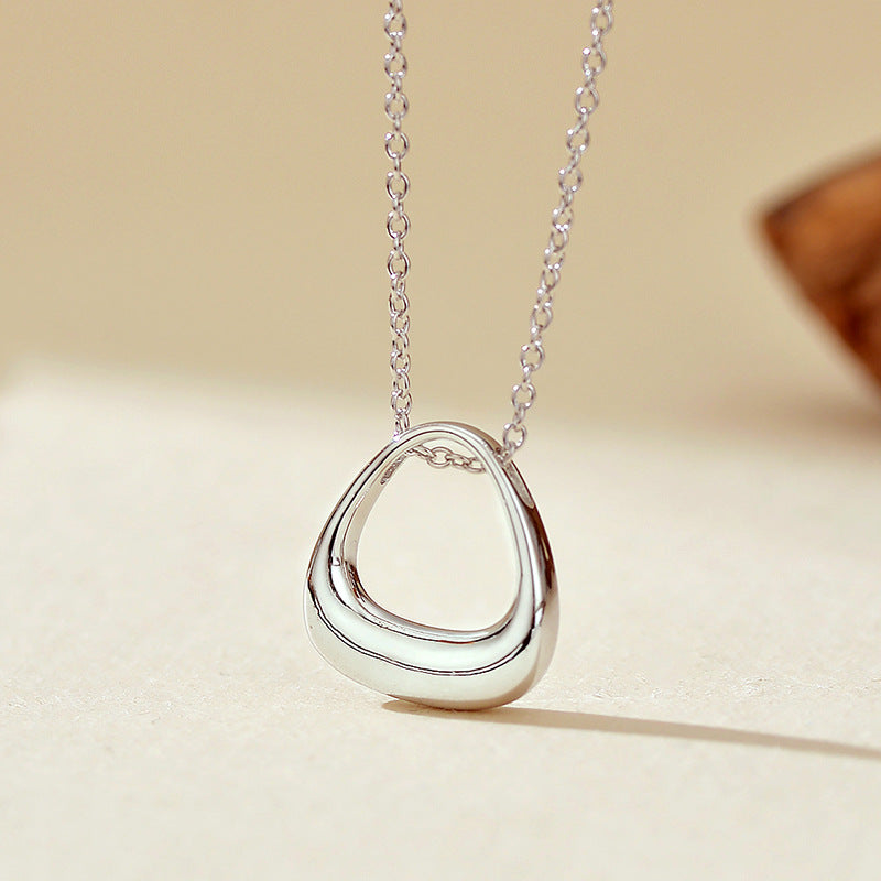 JUSSAN Geometric Pendant Sterling Silver Necklace