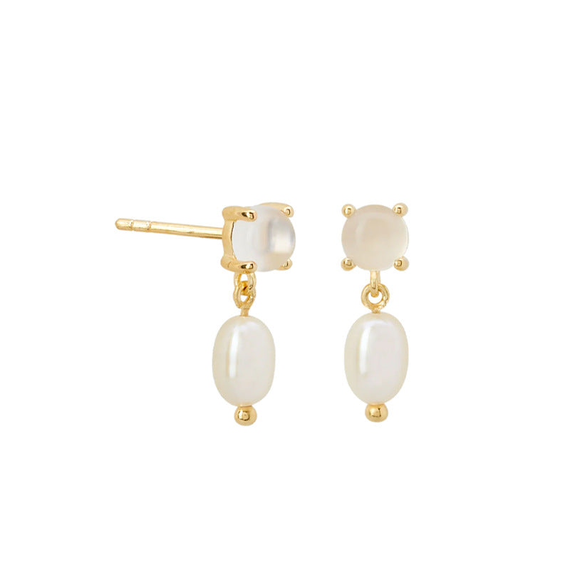 JUSSAN Pearl Luxe Sterling Silver Earrings
