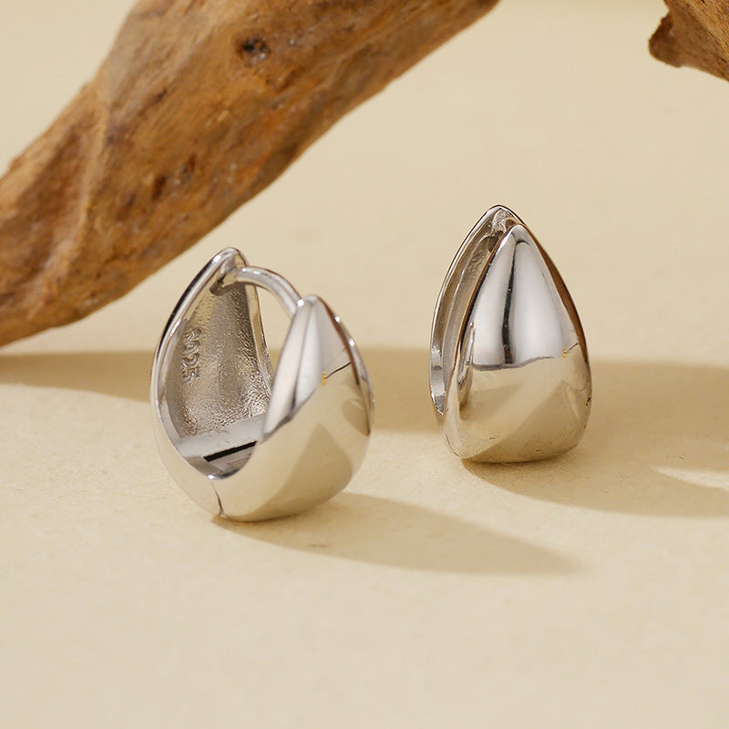 JUSSAN Geometric Ear Cuff Sterling Silver Earrings