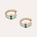 JUSSAN Geometric Luxe Sterling Silver Earrings