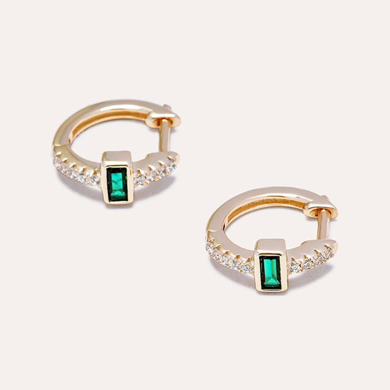 JUSSAN Geometric Luxe Sterling Silver Earrings