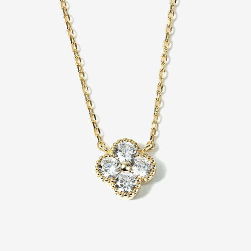 JUSSAN Clover Luxe Sterling Silver Necklace