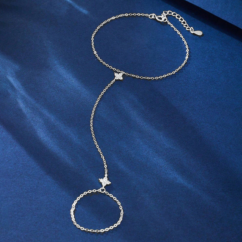 JUSSAN Starlight Minimal Sterling Silver Bracelet