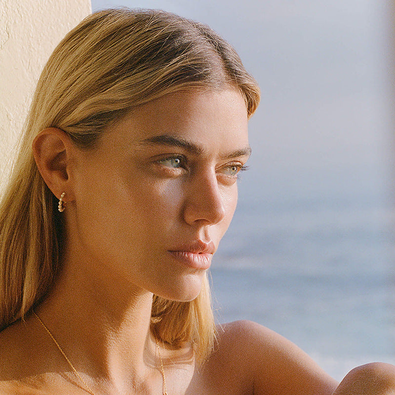 JUSSAN Minimal Sterling Silver Earrings