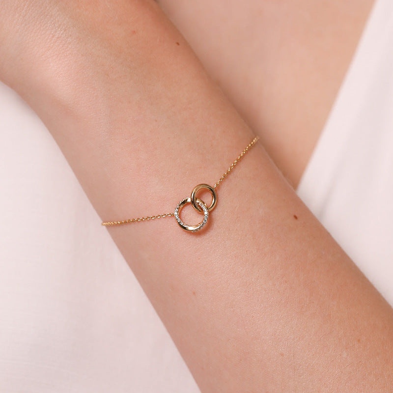 JUSSAN Pave Luxe Sterling Silver Bracelet