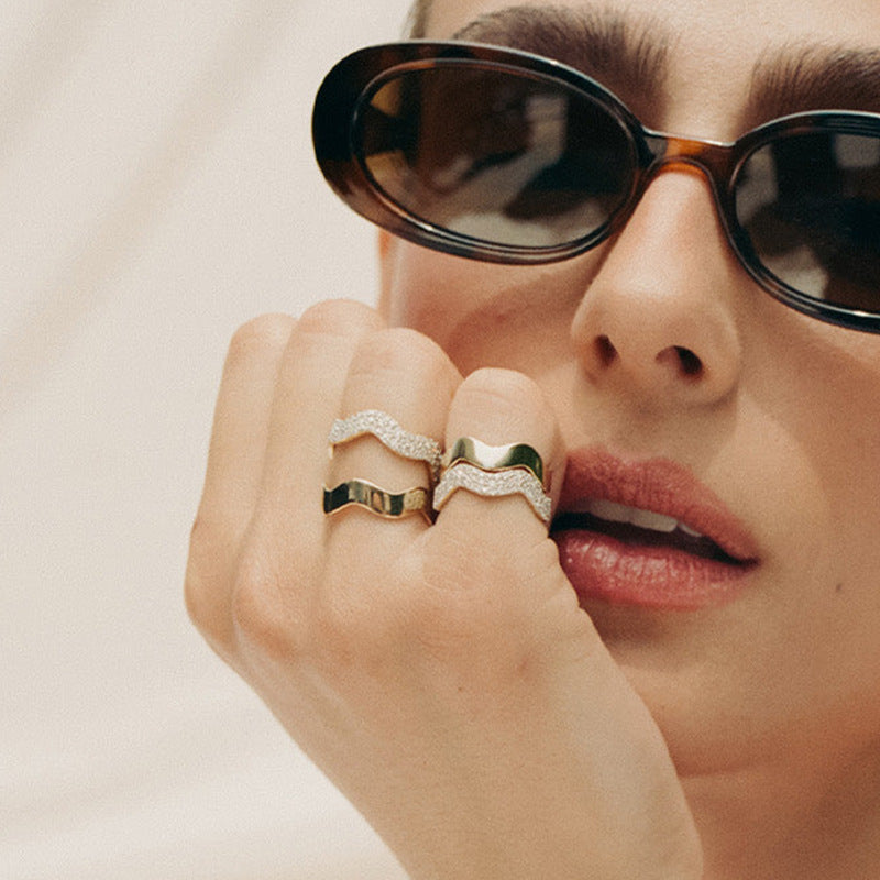 JUSSAN Pave Luxe Sterling Silver Ring