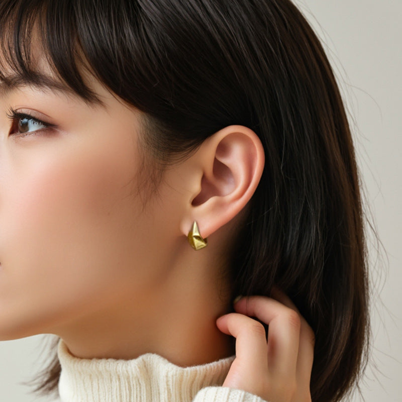 JUSSAN Geometric Sterling Silver Earrings