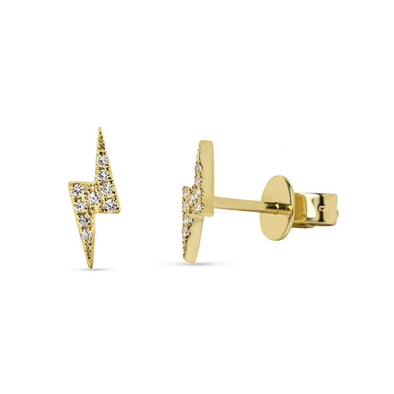 JUSSAN Pave Luxe Sterling Silver Earrings