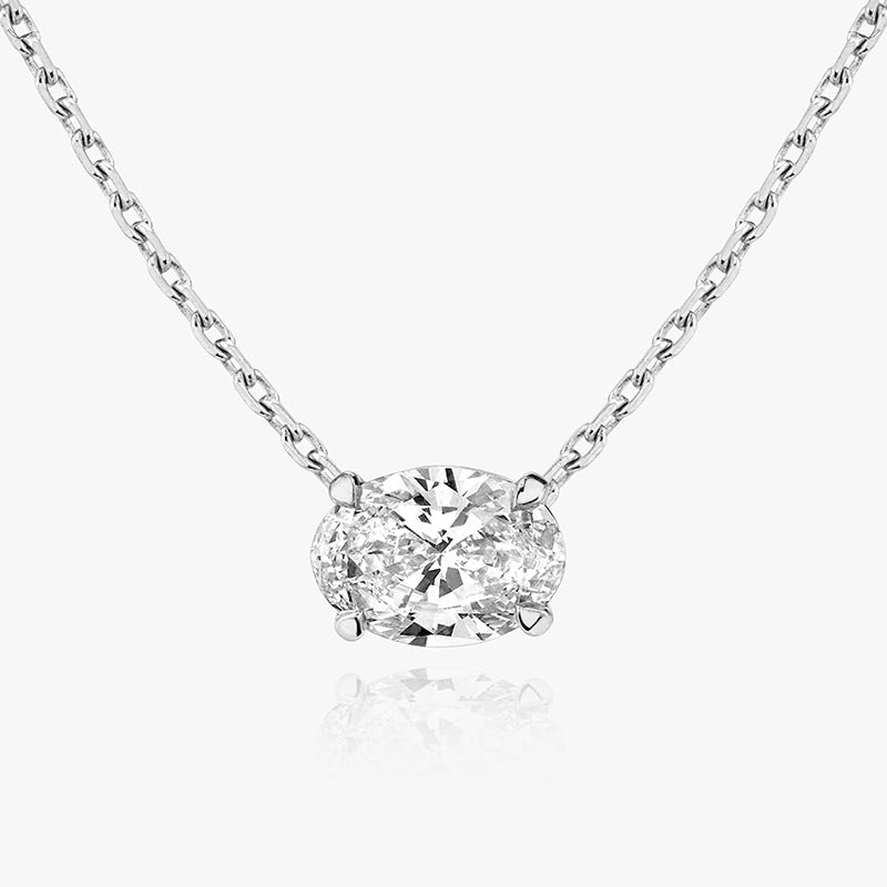 JUSSAN Pave Luxe Sterling Silver Necklace