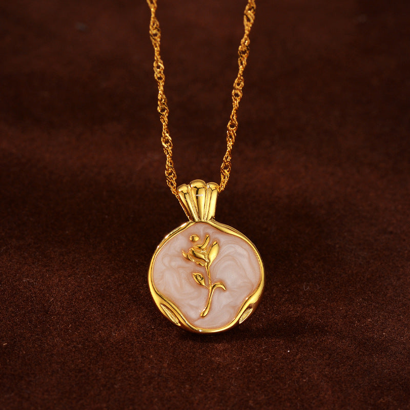 JUSSAN Floral Luxe Sterling Silver Necklace