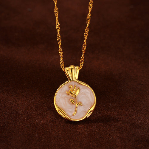 JUSSAN Floral Luxe Sterling Silver Necklace