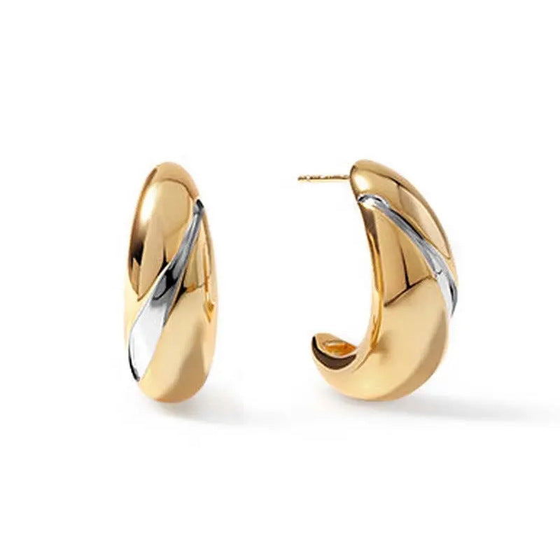 JUSSAN Modern Sterling Silver Earrings