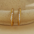 JUSSAN Pave Sterling Silver Earrings