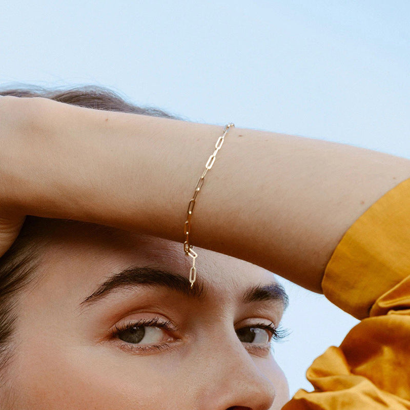 JUSSAN Minimal Sterling Silver Bracelet
