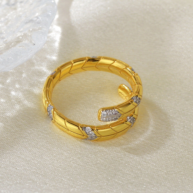 JUSSAN Pave Luxe Sterling Silver Ring