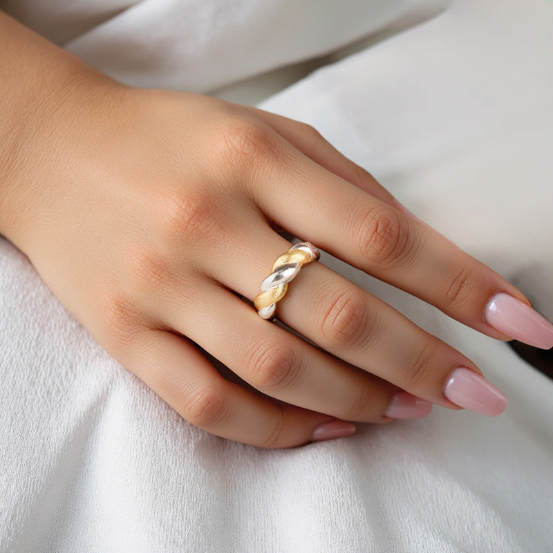 JUSSAN Floral Luxe Sterling Silver Ring