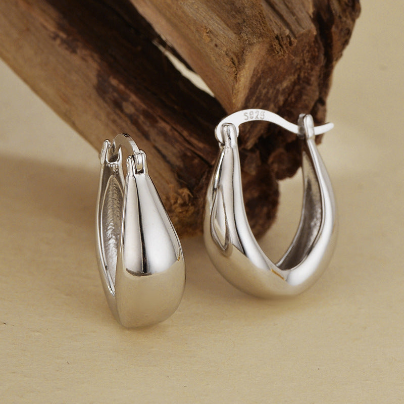 JUSSAN Minimal Luxe Sterling Silver Earrings
