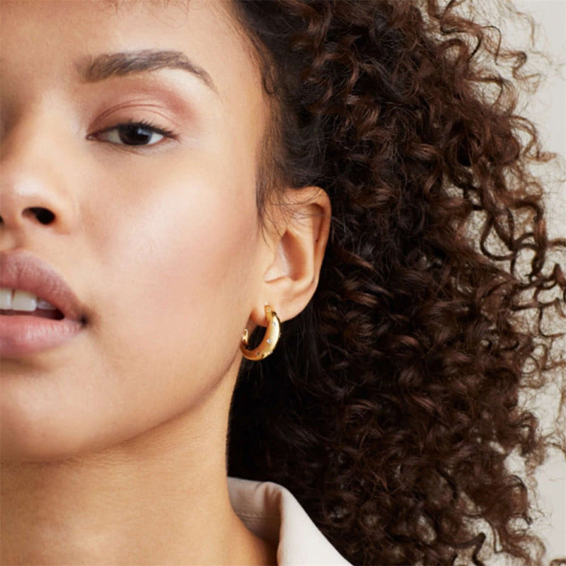JUSSAN Star Luxe Sterling Silver Earrings