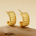 JUSSAN Hoop Minimal Luxe Sterling Silver Earrings