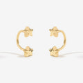 JUSSAN Star Minimal Luxe Sterling Silver Earrings
