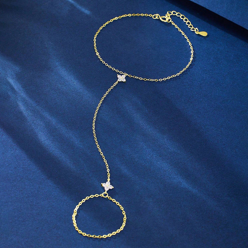 JUSSAN Starlight Minimal Sterling Silver Bracelet