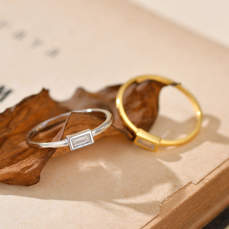 JUSSAN Starlight Pave Sterling Silver Ring