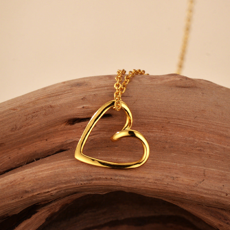 JUSSAN Heart Pendant Sterling Silver Necklace