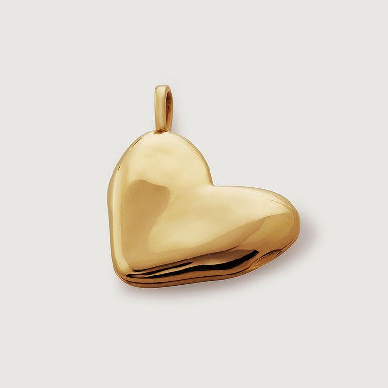 JUSSAN Heart Pendant Minimal Sterling Silver Necklace