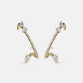 JUSSAN Pave Luxe Sterling Silver Earrings
