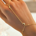 JUSSAN Star Moon Minimal Sterling Silver Bracelet