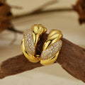 JUSSAN Pave Luxe Sterling Silver Earrings