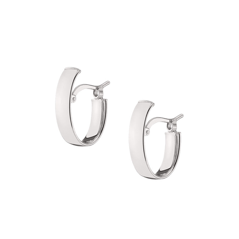 JUSSAN Ear Cuff Hoop Sterling Silver Earrings
