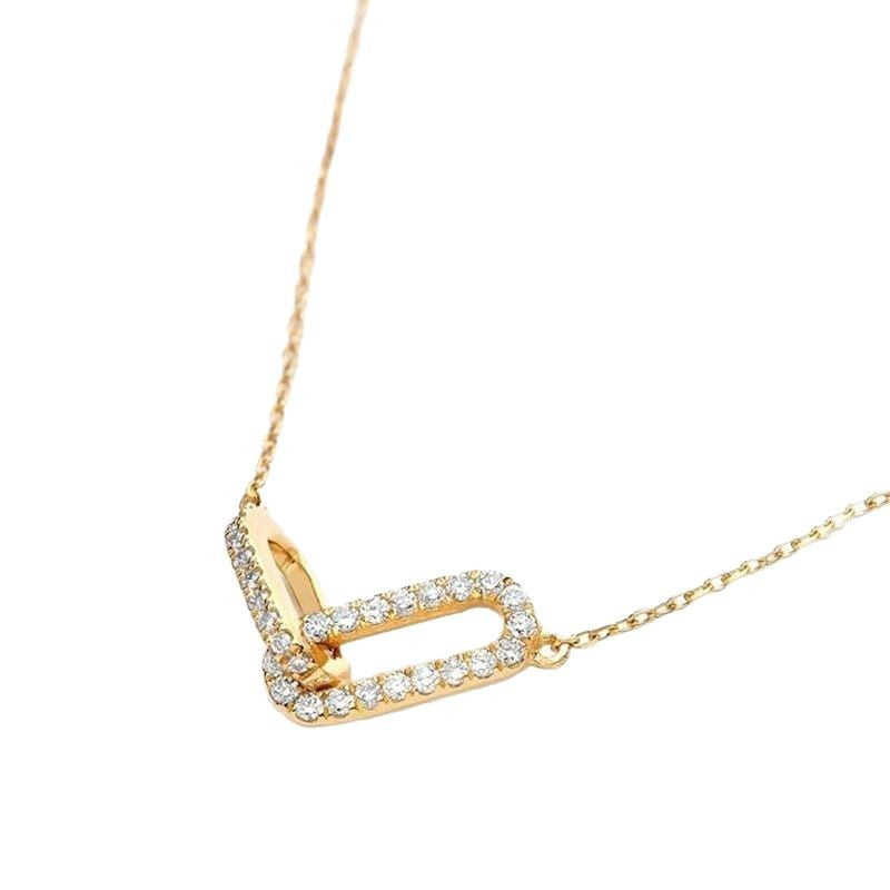 JUSSAN Starlight Heart Sterling Silver Necklace